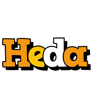 Heda cartoon logo