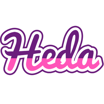 Heda cheerful logo