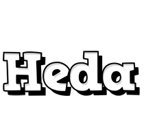 Heda snowing logo