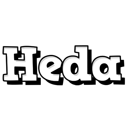 Heda snowing logo