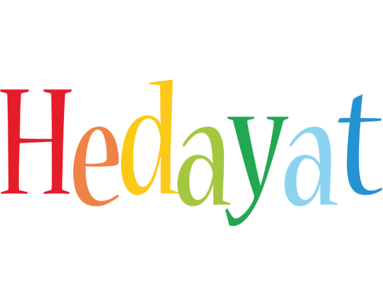 Hedayat birthday logo