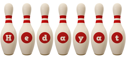 Hedayat bowling-pin logo