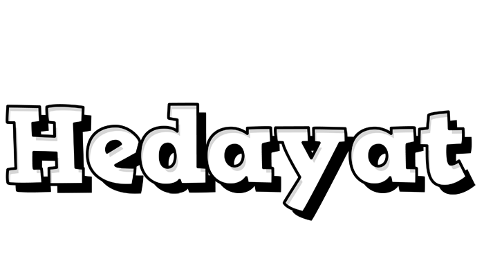 Hedayat snowing logo