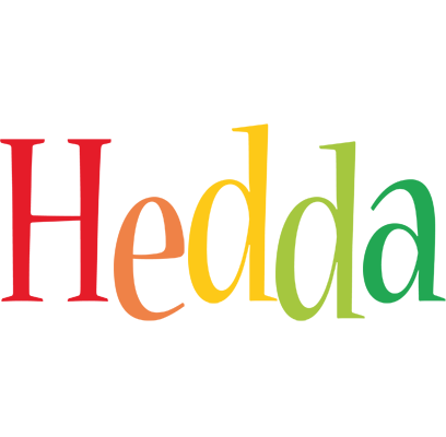 Hedda birthday logo