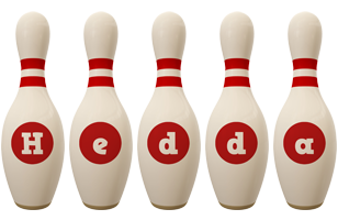 Hedda bowling-pin logo