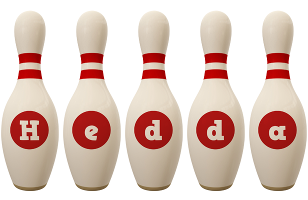 Hedda bowling-pin logo