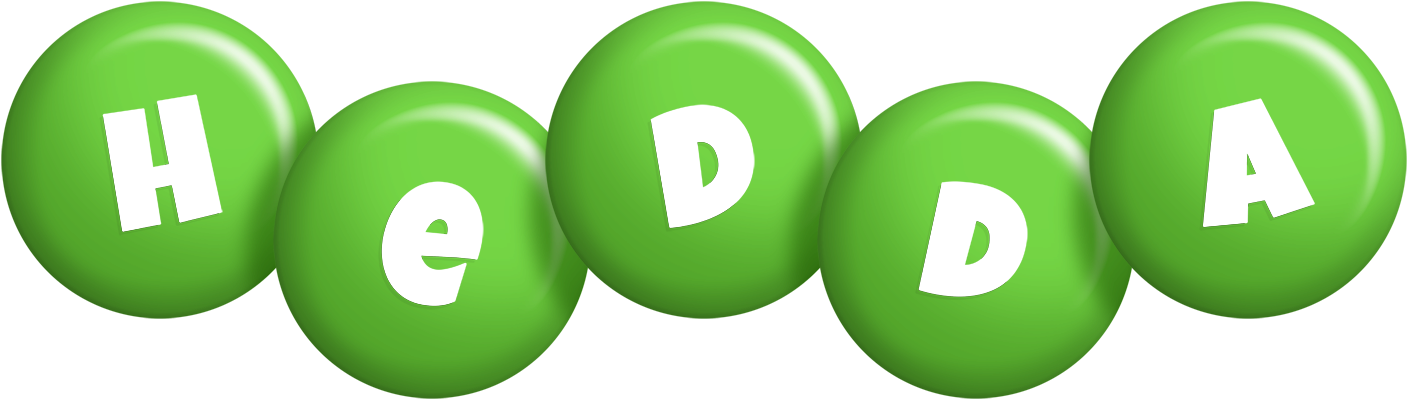 Hedda candy-green logo