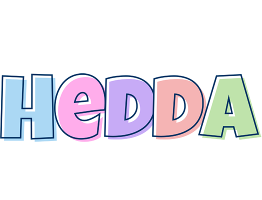Hedda pastel logo