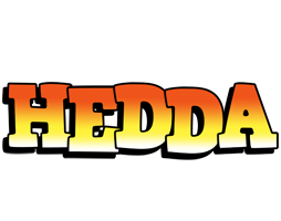 Hedda sunset logo