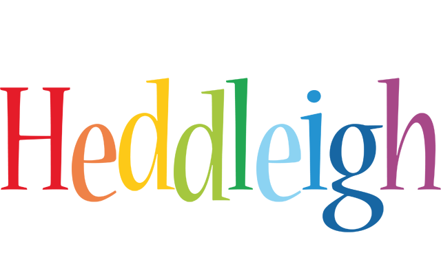 Heddleigh birthday logo