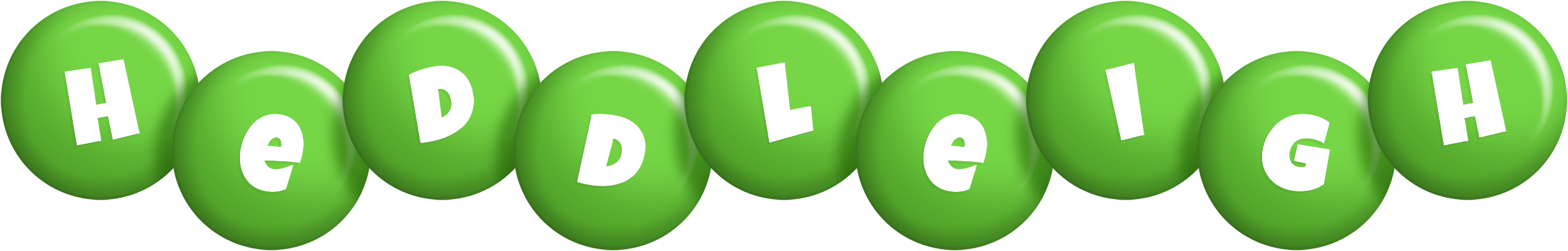Heddleigh candy-green logo