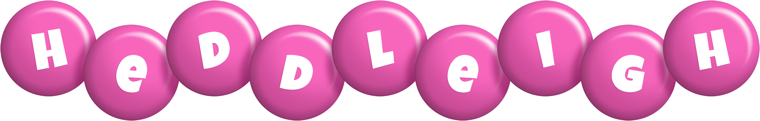 Heddleigh candy-pink logo