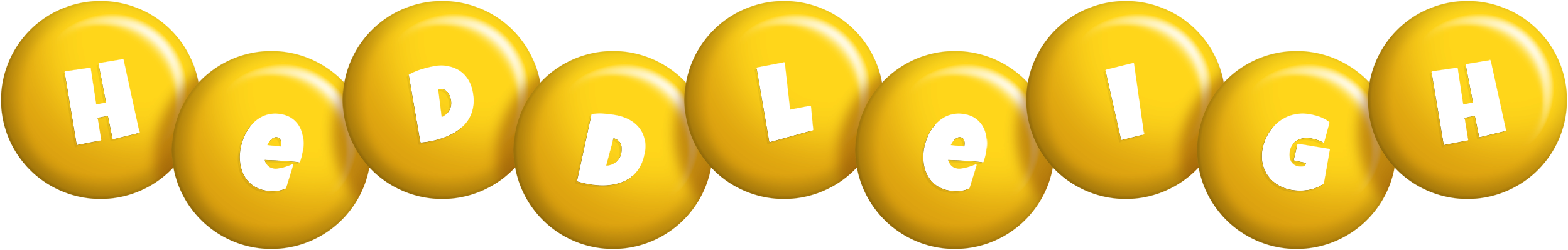 Heddleigh candy-yellow logo
