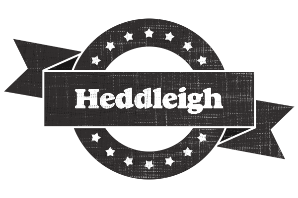 Heddleigh grunge logo