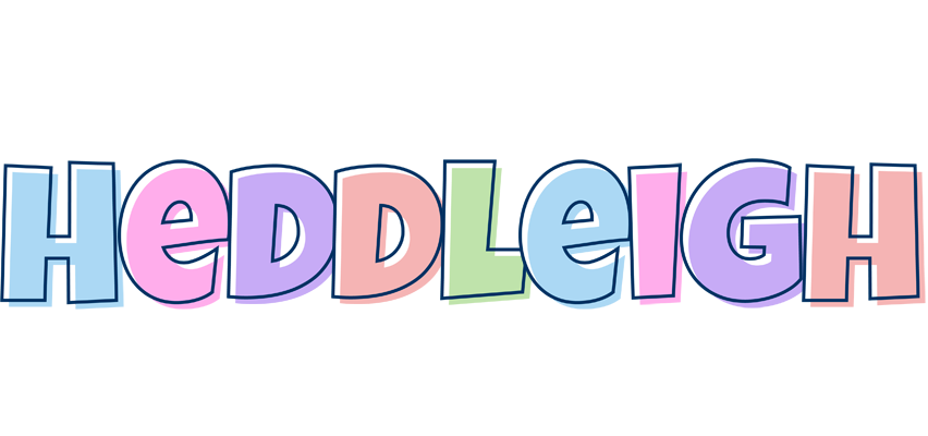 Heddleigh pastel logo