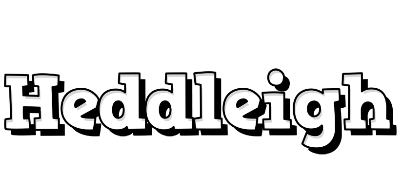 Heddleigh snowing logo