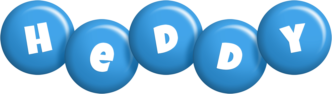 Heddy candy-blue logo