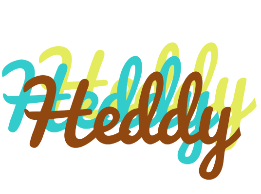Heddy cupcake logo