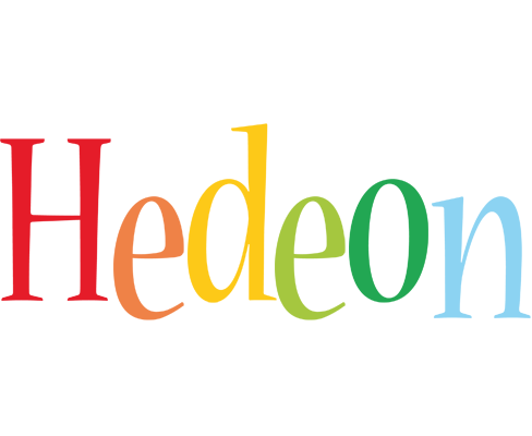 Hedeon birthday logo
