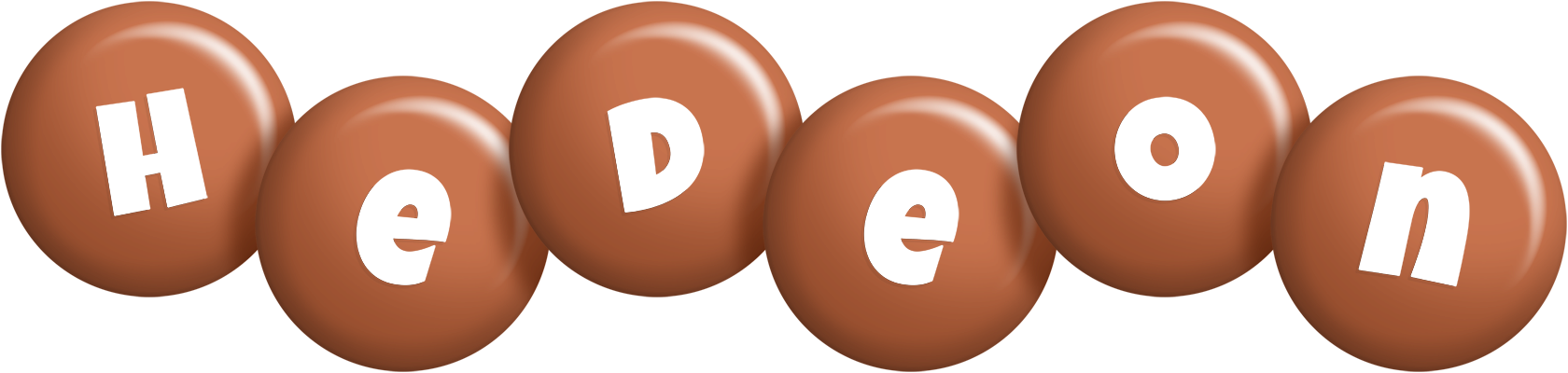 Hedeon candy-brown logo