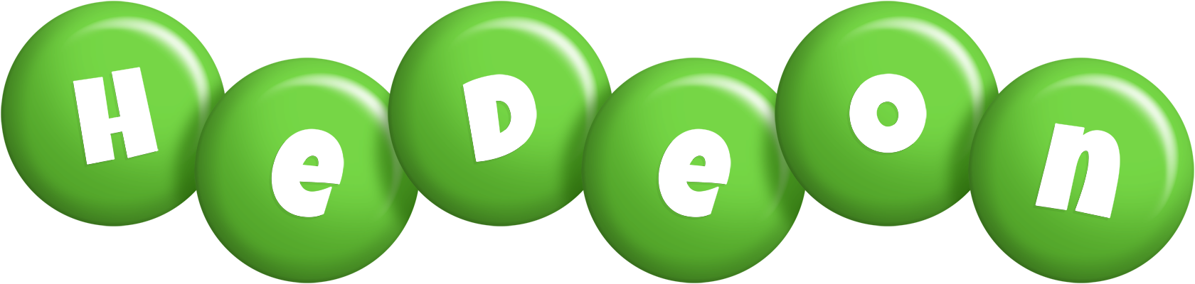 Hedeon candy-green logo