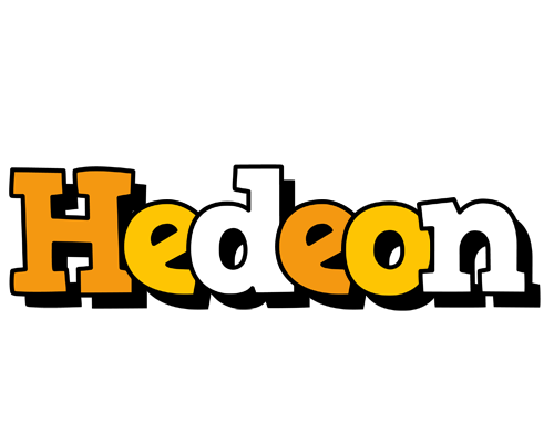 Hedeon cartoon logo