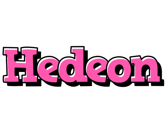 Hedeon girlish logo
