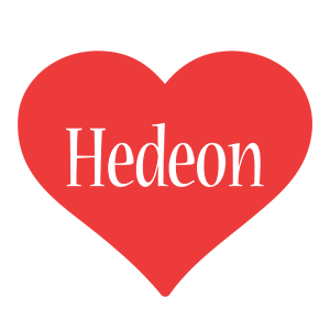 Hedeon love logo