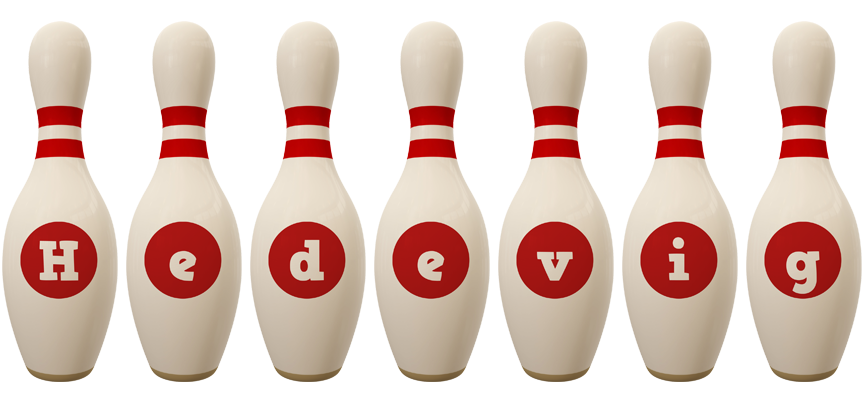 Hedevig bowling-pin logo