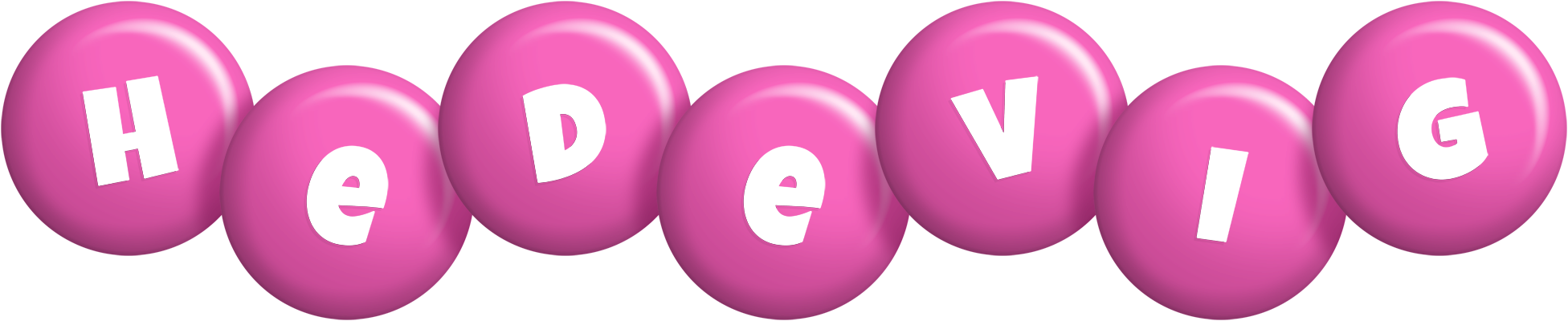Hedevig candy-pink logo