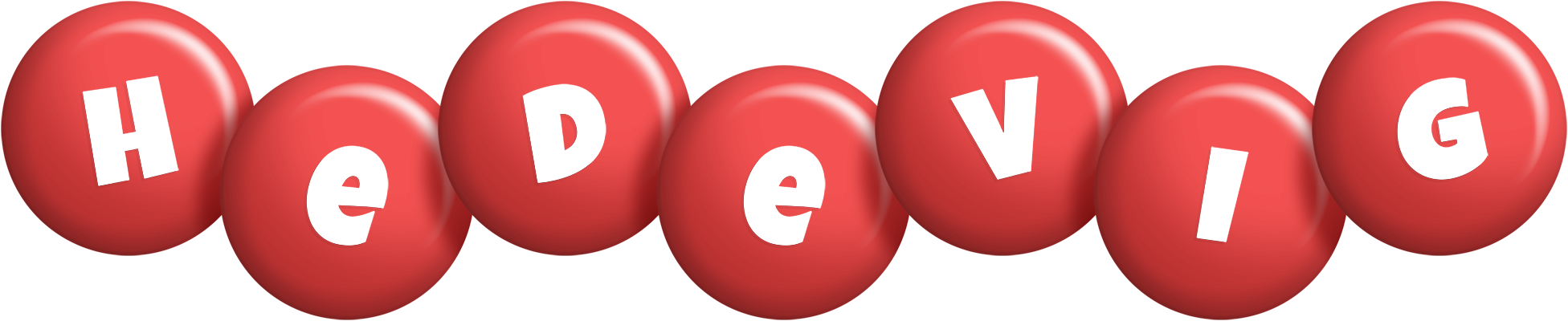 Hedevig candy-red logo