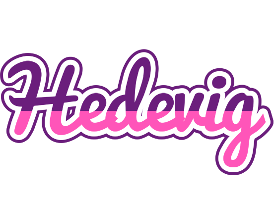 Hedevig cheerful logo