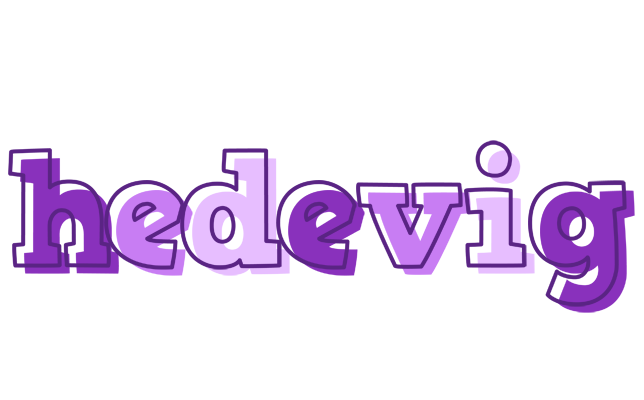 Hedevig sensual logo