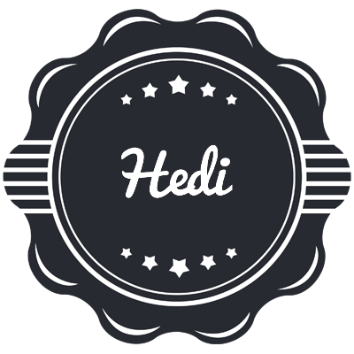 Hedi badge logo