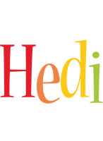 Hedi birthday logo