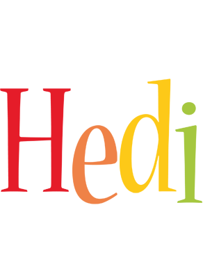 Hedi birthday logo