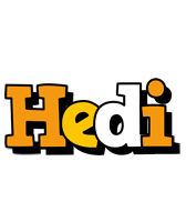 Hedi cartoon logo