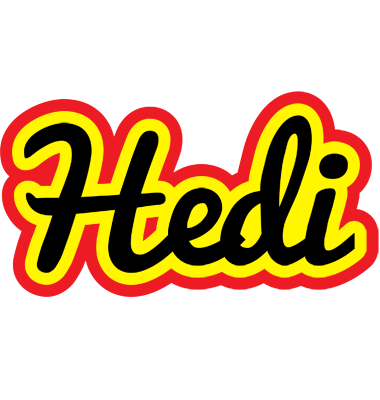 Hedi flaming logo
