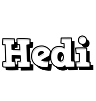 Hedi snowing logo