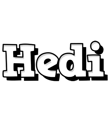 Hedi snowing logo