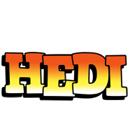 Hedi sunset logo