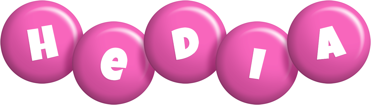 Hedia candy-pink logo