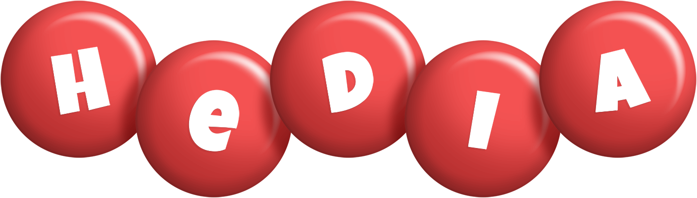 Hedia candy-red logo