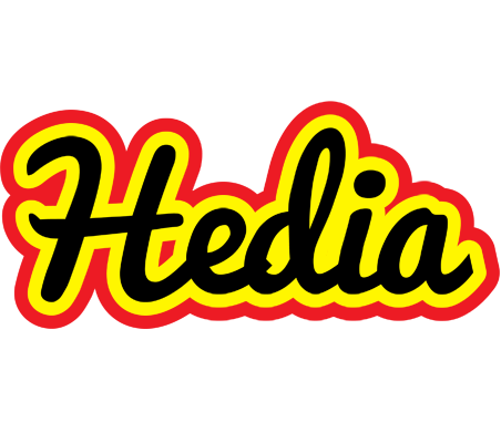 Hedia flaming logo
