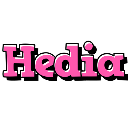 Hedia girlish logo