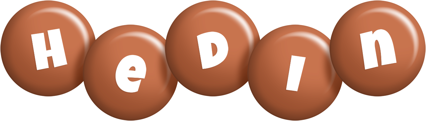 Hedin candy-brown logo