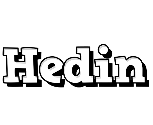 Hedin snowing logo