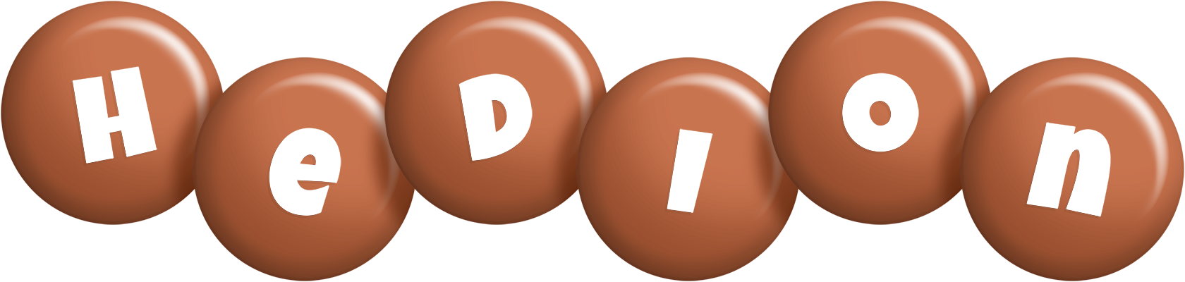 Hedion candy-brown logo