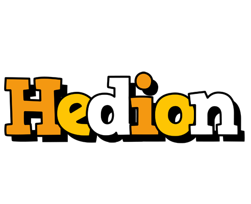 Hedion cartoon logo