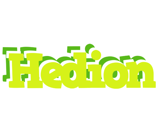Hedion citrus logo